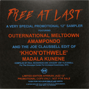 Free At Last: A Very Special Promotional 12" Sampler (Pink Vinyl)