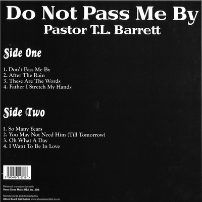 Do Not Pass Me By (white vinyl)