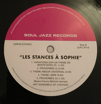 Les Stances À Sophie (gatefold)