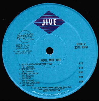 Kool Moe Dee promo