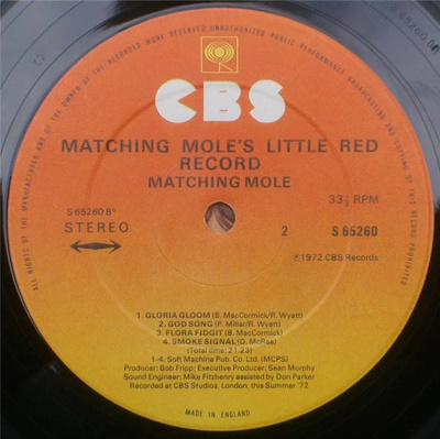 Matching Mole's Little Red Record