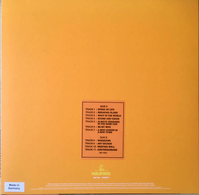 Low (45th Anniversary Edition) Orange Vinyl