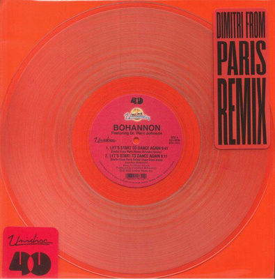 Let's Start To Dance Again (Dimitri From Paris Remix) Red Vinyl