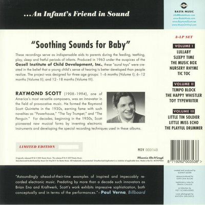 Soothing Sounds For Baby (180g) Coloured Vinyl