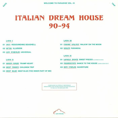 Welcome To Paradise Vol. III: Italian Dream House 1990-94