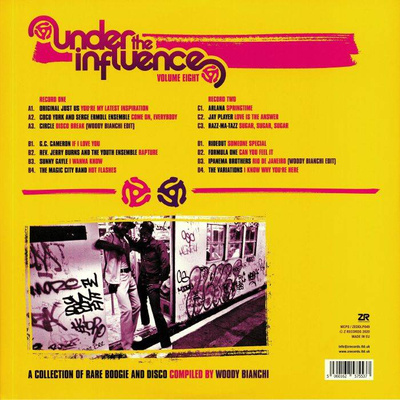 Under The Influence Volume Eight: A Collection Of Rare Boogie & Disco (gatefold)