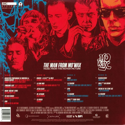 The Man From Mo' Wax (Music From The Motion Picture) gatefold red & blue vinyl