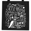 Hieroglyphic Being Tote Bag (black)