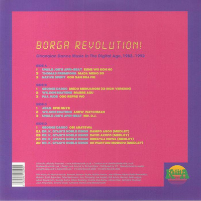 Borga Revolution! Ghanaian Dance Music In The Digital Age, 1983-1992 Volume 1 (Gatefold)