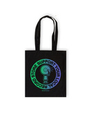 Support Your Local Record Store Tote Bag (Green/Purple)