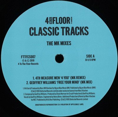 4 To The Floor Classics Volume 6 - The MK Mixes