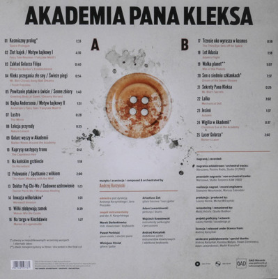 Akademia Pana Kleksa (muzyka ilustracyjna) LIMITED