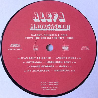 Alefa Madagascar: Salegy Soukous & Soul From The Red Island 1974-1984