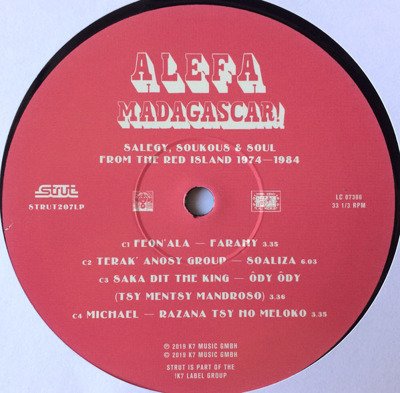 Alefa Madagascar: Salegy Soukous & Soul From The Red Island 1974-1984