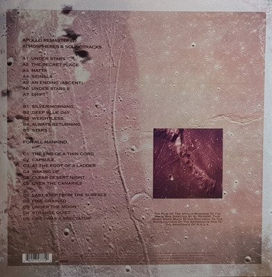 Apollo: Atmospheres & Soundtracks (Extended Edition) gatefold