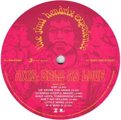 Axis: Bold As Love (Gatefold) 180g