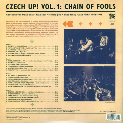 Czech Up! Vol 1: Chain Of Fools Czechoslovak Freak Beat Fuzz Soul Female Pop Disco Fancy Jazz Funk 1966-1978 (gatefold)