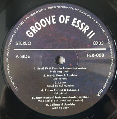 Groove Of ESSR II: Funk, Soul, Disco & Jazz From Estonia 1973-1984