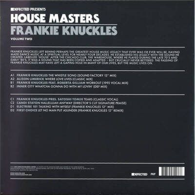 House Masters: Frankie Knuckles Volume Two