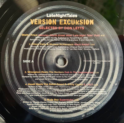 Late Night Tales Presents Version Excursion - Selected by Don Letts (180g)