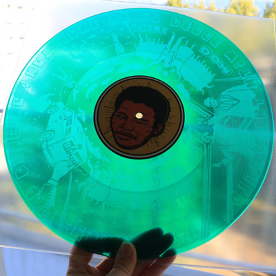 Mandela (one-sided etched translucent green vinyl)