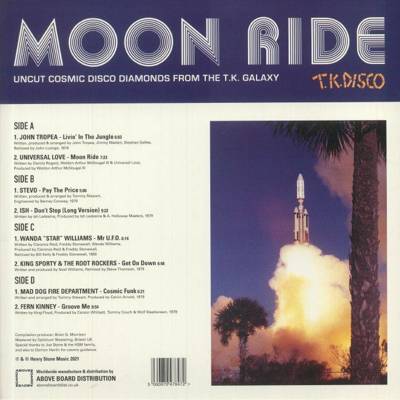 Moon Ride: Uncut Cosmic Disco Diamonds From The T.K. Galaxy