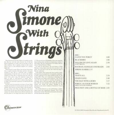 Nina Simone With Strings (Clear Vinyl)