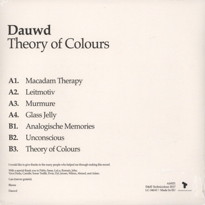 Theory Of Colours (180g)