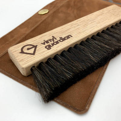 VinylGuardian Professional Brown Record Brush