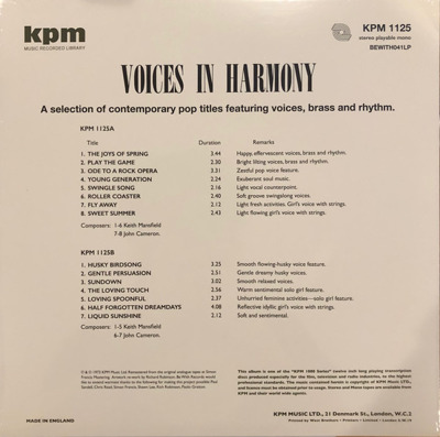 Voices In Harmony (180g)