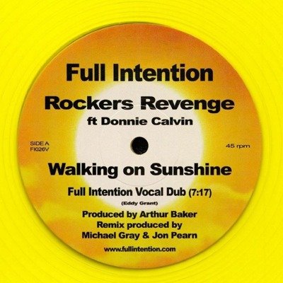 Walking On Sunshine (transparent yellow vinyl)