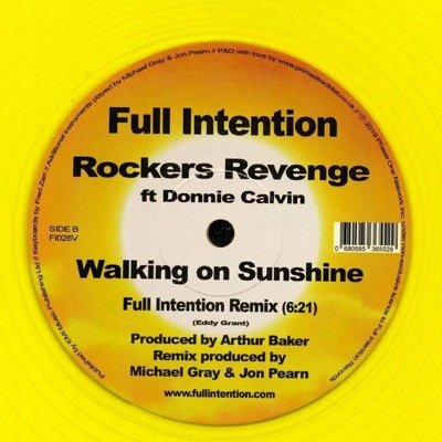 Walking On Sunshine (transparent yellow vinyl)