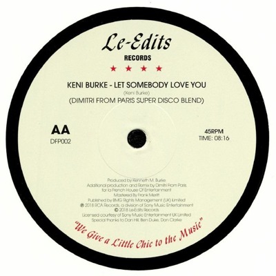 You Know How To Love Me (Dimitri From Paris Super Disco Blend)